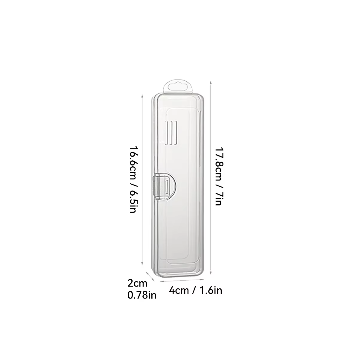 Portable Transparent Tableware Box Travel Flatware Storage Box With Flip Cover Dustproof Chopsticks Forks Spoon Cutlery Case