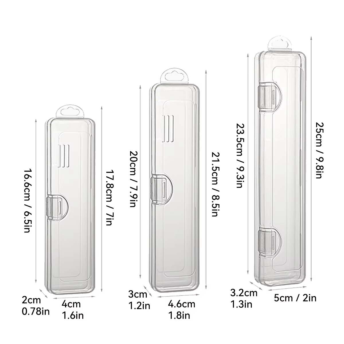 Portable Transparent Tableware Box Travel Flatware Storage Box With Flip Cover Dustproof Chopsticks Forks Spoon Cutlery Case