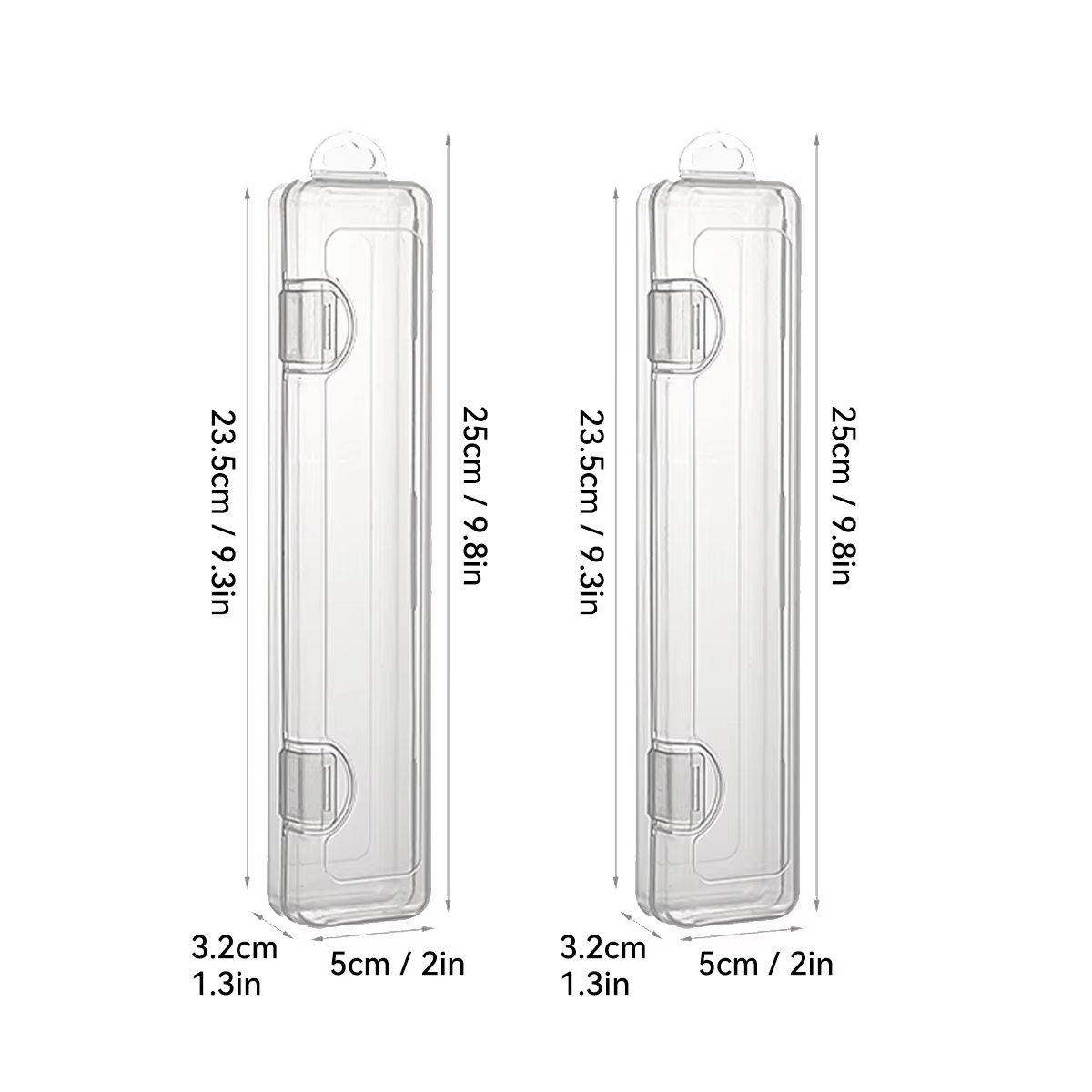 Portable Transparent Tableware Box Travel Flatware Storage Box With Flip Cover Dustproof Chopsticks Forks Spoon Cutlery Case