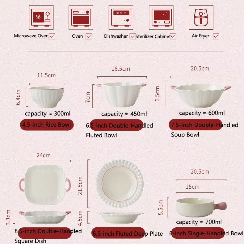 Dinner sets full set kitchen bowl set luxury dinnerware sets porcelain noble dinner for 2-10 people serving table china